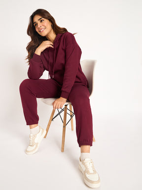 Wine Fleece Jogger