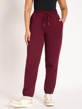 Wine Fleece Jogger