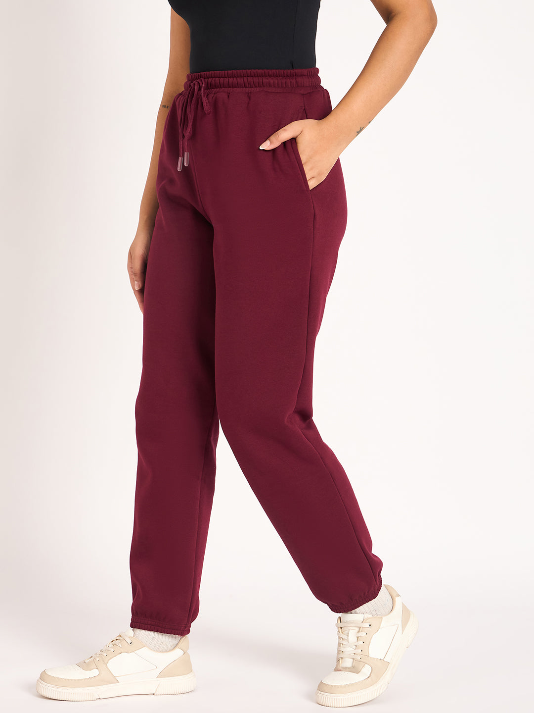 Wine Fleece Jogger