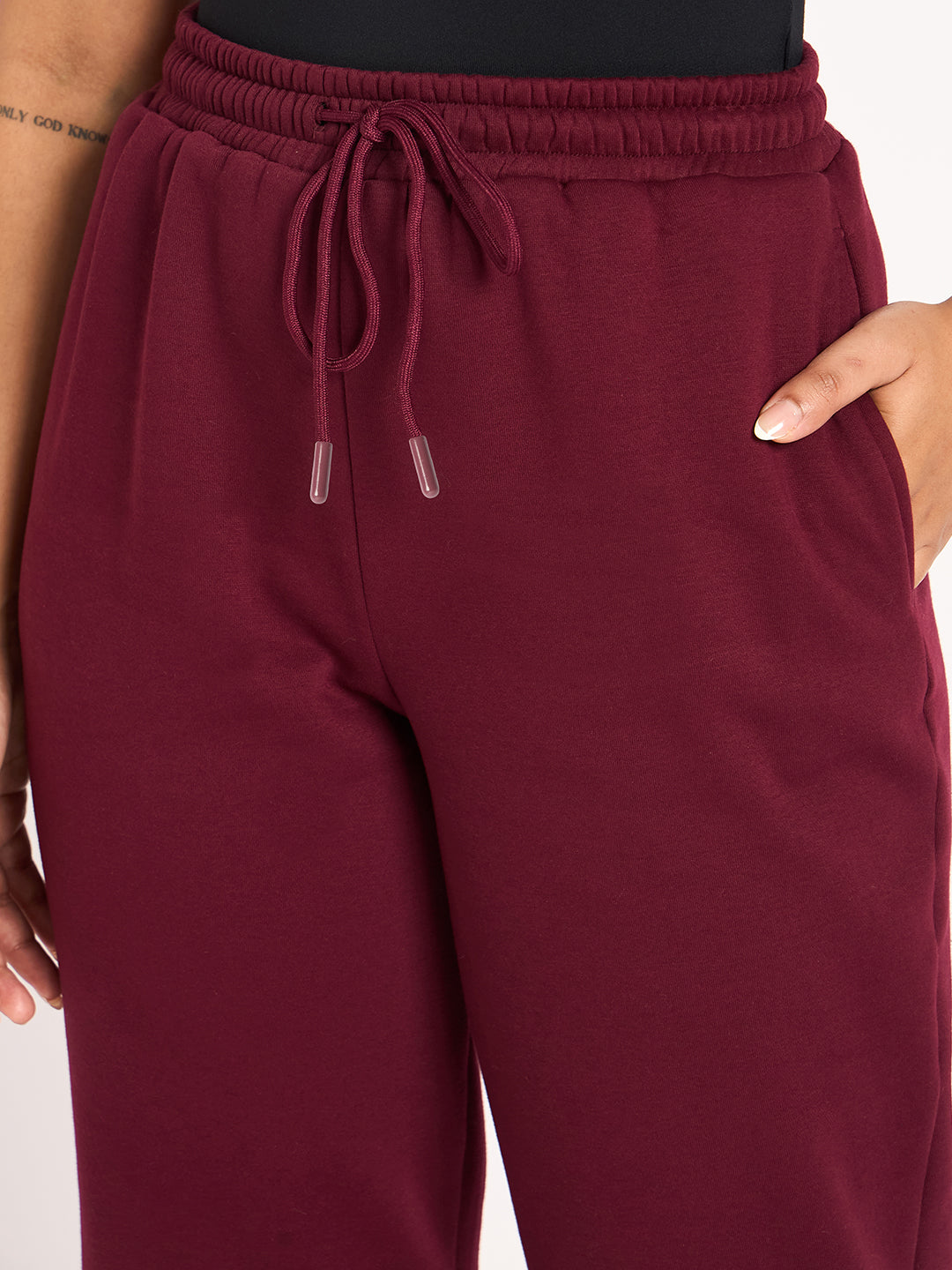 Wine Fleece Jogger