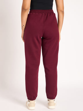 Wine Fleece Jogger