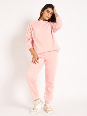 Pink Fleece Jogger