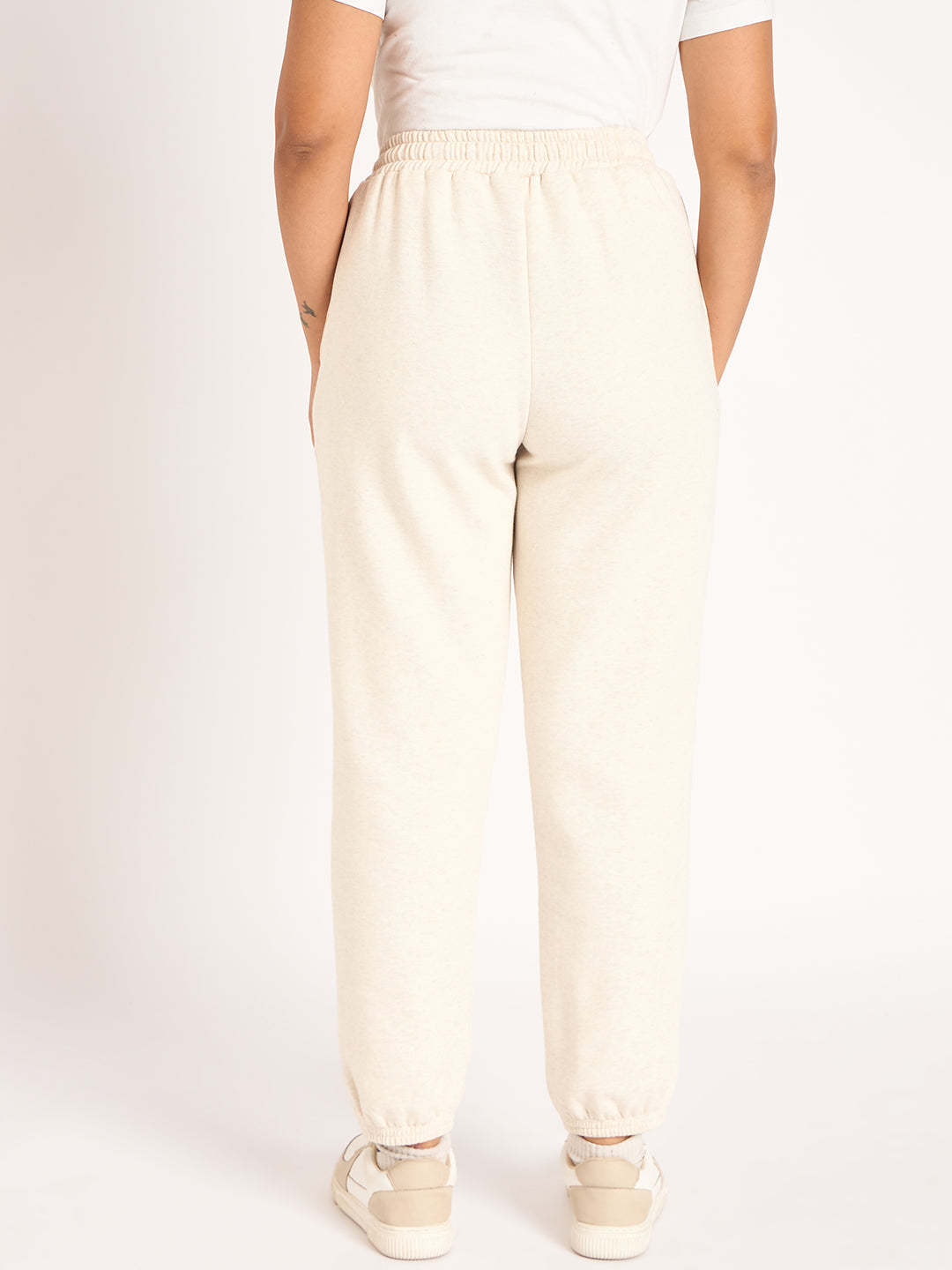 Oat Melange Fleece Jogger