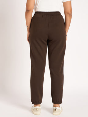 Coffee Brown Fleece Jogger