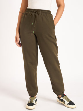 Olive Fleece Jogger