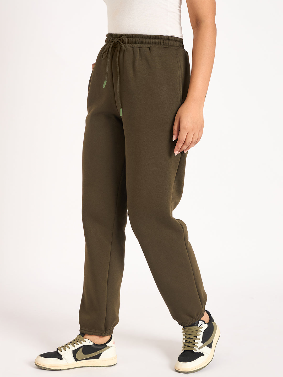 Olive Fleece Jogger