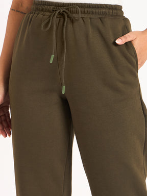 Olive Fleece Jogger