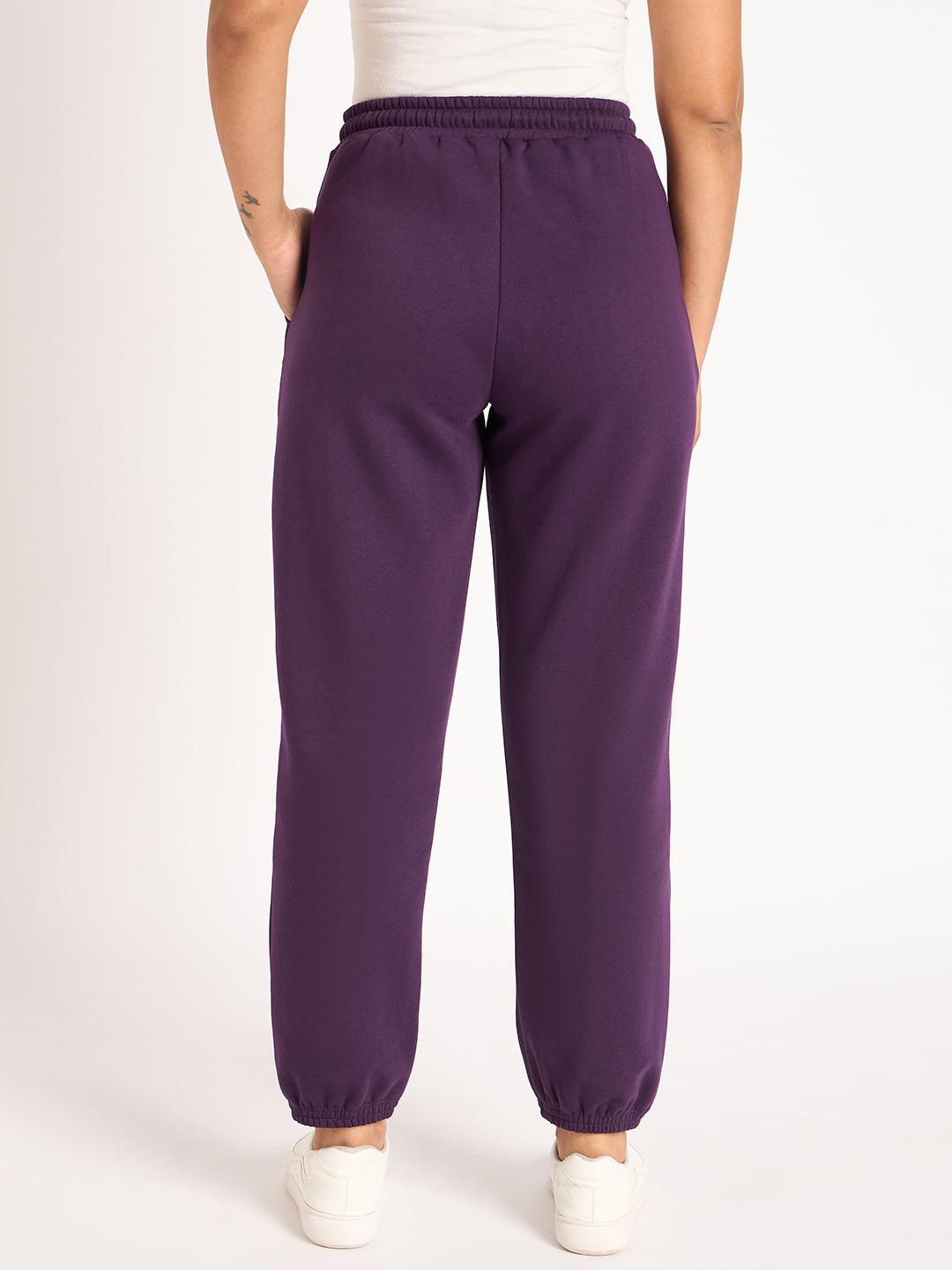 Purple Fleece Jogger