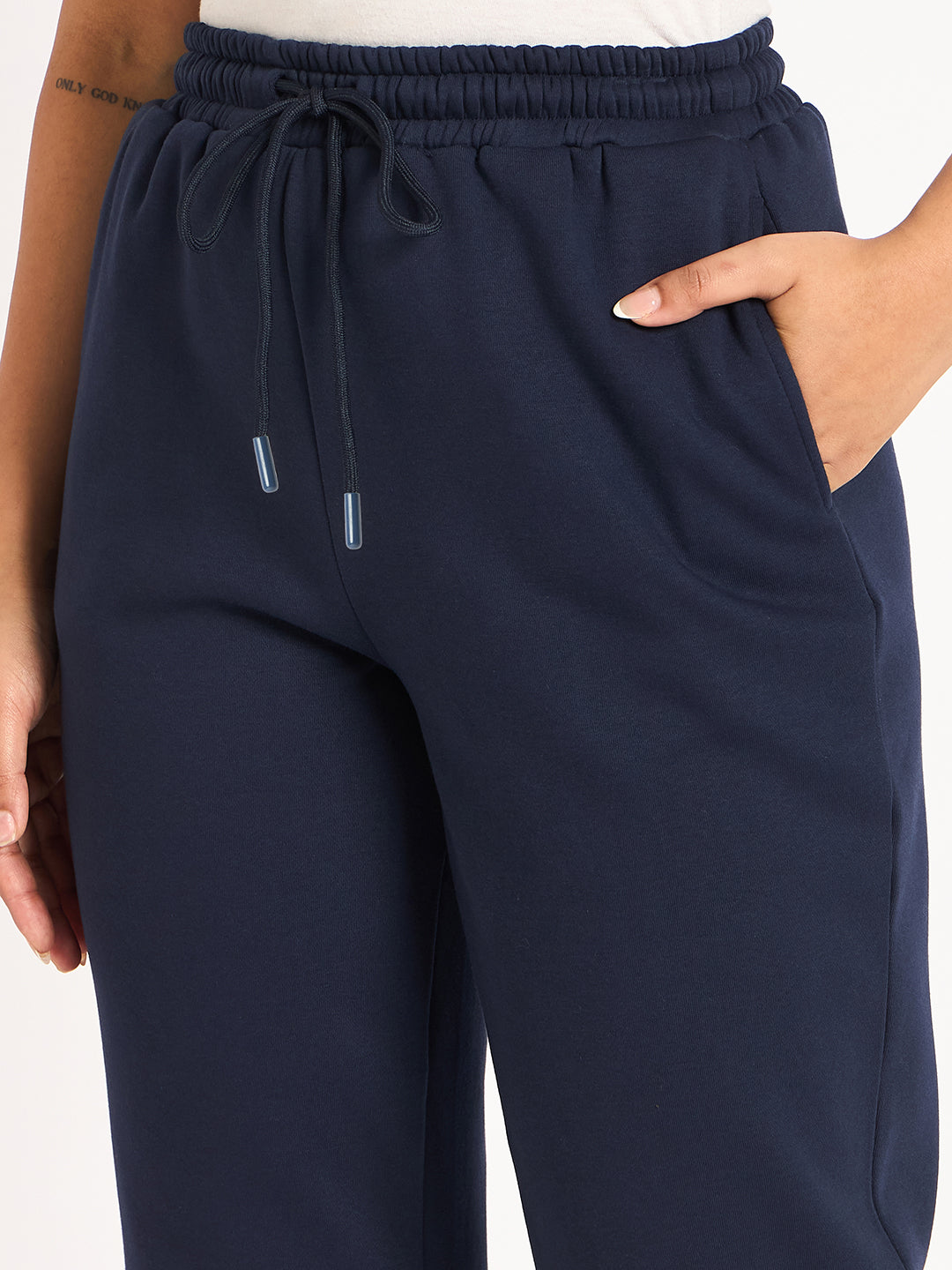 Navy Fleece Jogger