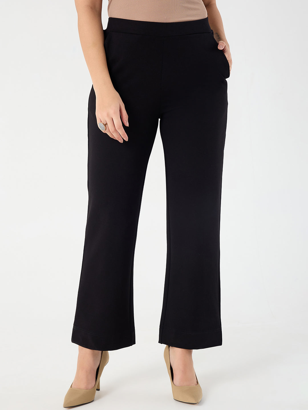 Black Straight Pant