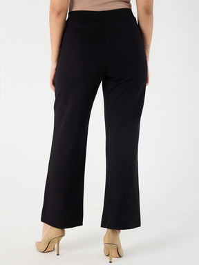 Black Straight Pant